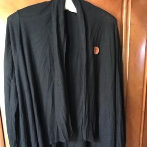 Bobeau cashmere loose soft cardigan open front